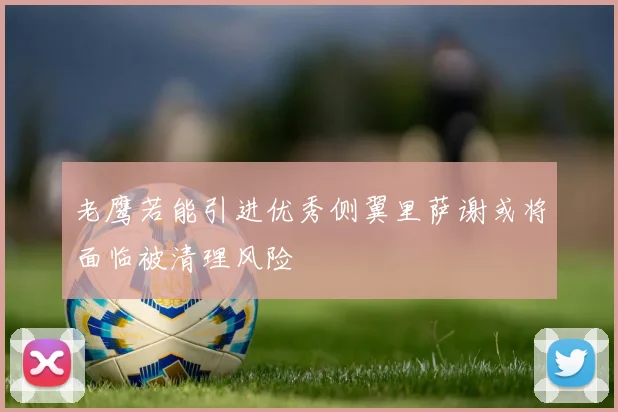 老鹰若能引进优秀侧翼里萨谢或将面临被清理风险